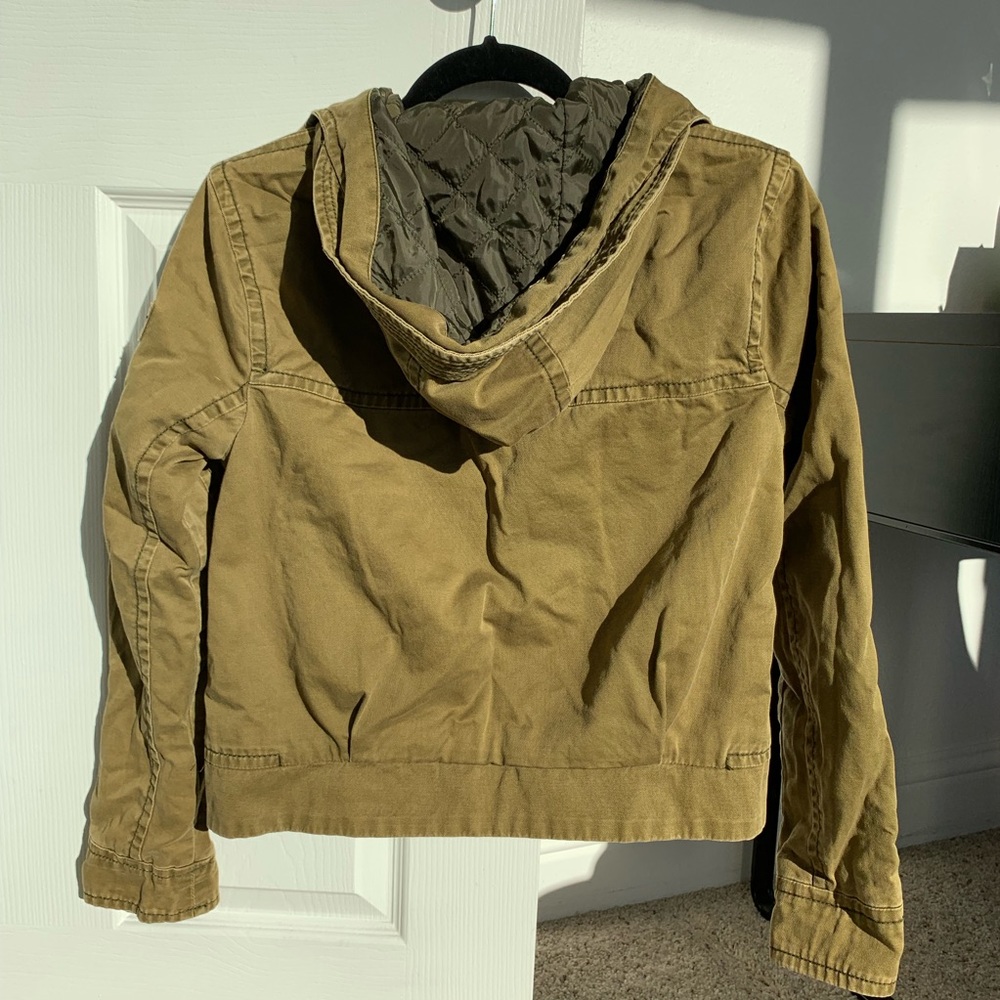 Quilted Hooded Utility Jacket - Picture 2 of 2